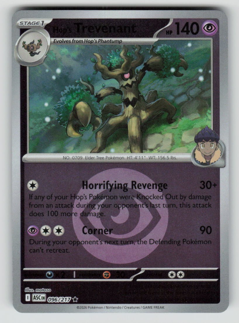 Hop's Trevenant - 096/217 (Poke Ball)