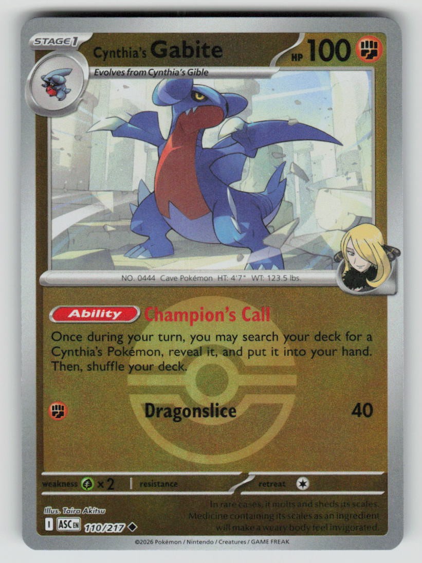 Cynthia's Gabite (Poke Ball)