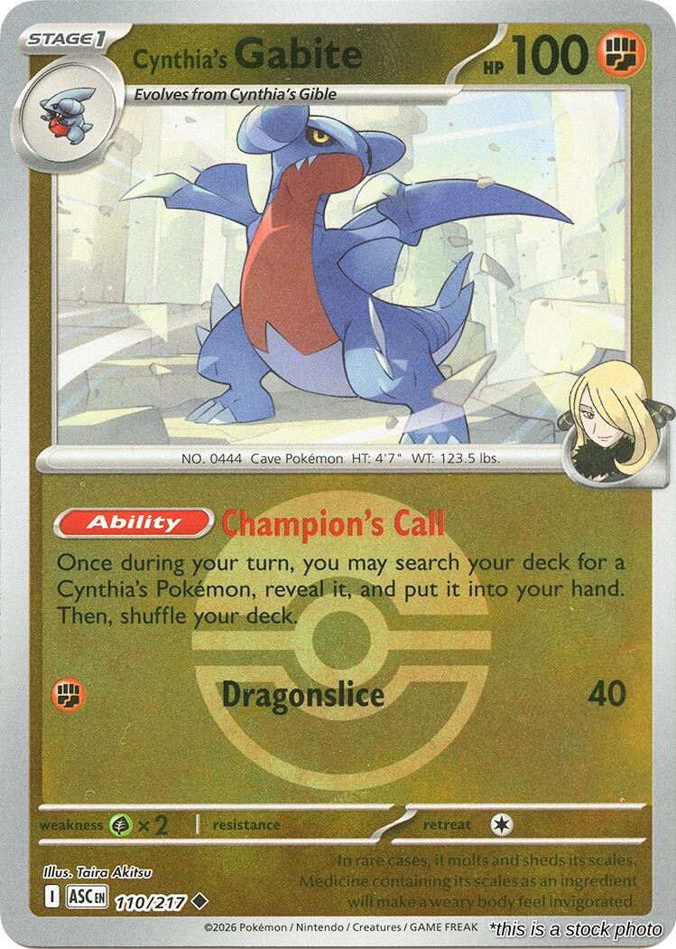 Cynthia's Gabite (Poke Ball)