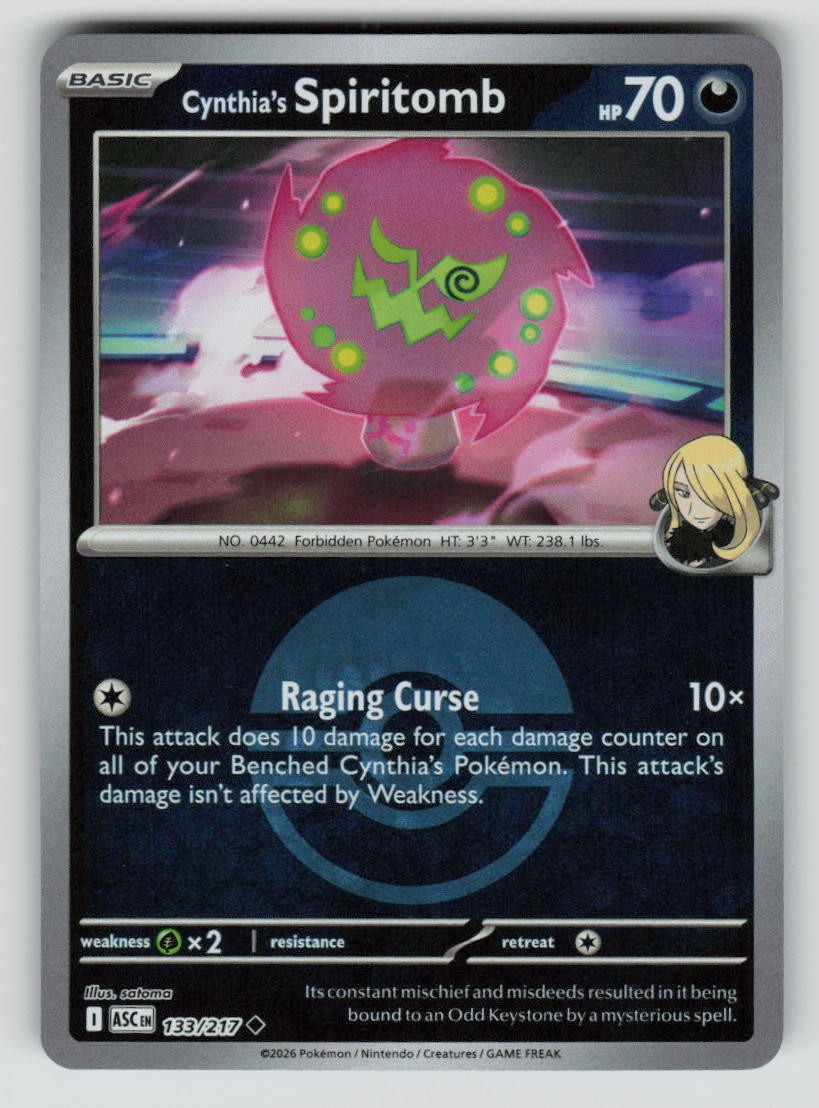 Cynthia's Spiritomb - 133/217 (Poke Ball)