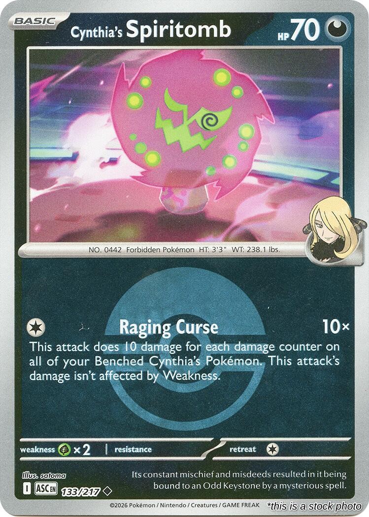 Cynthia's Spiritomb - 133/217 (Poke Ball)