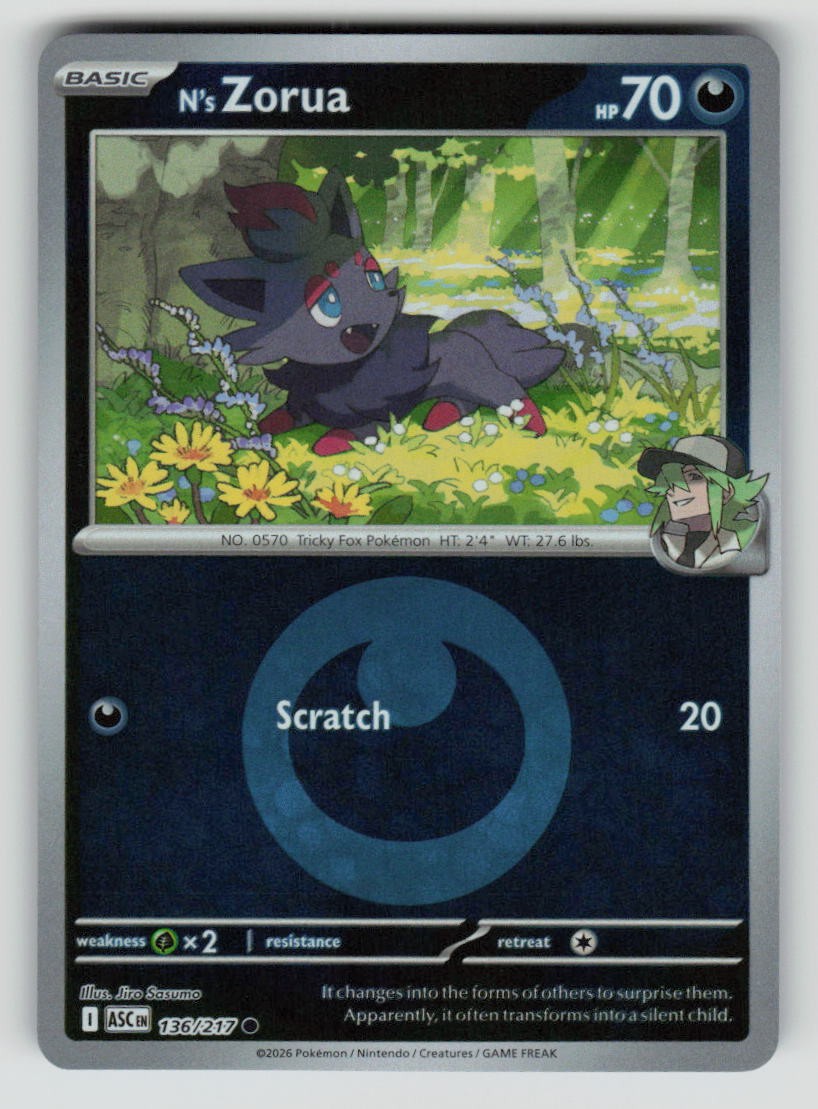 N's Zorua (Energy Symbol Pattern)