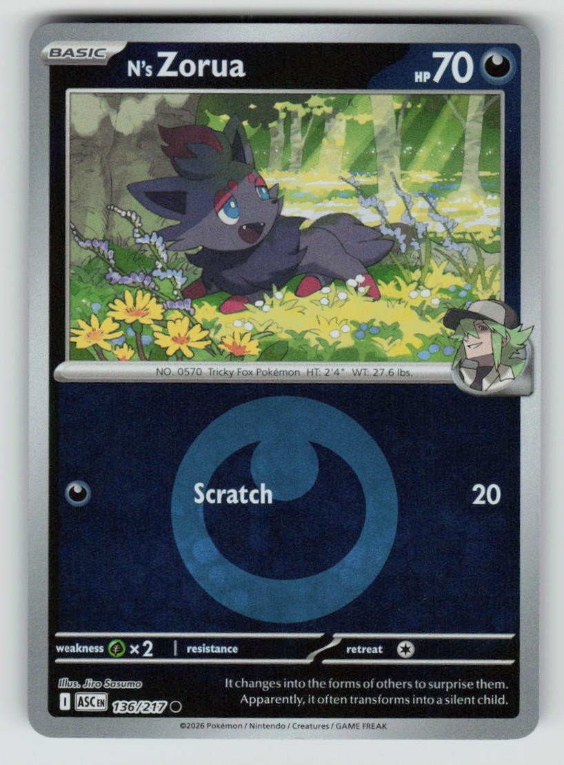 N's Zorua (Energy Symbol Pattern)
