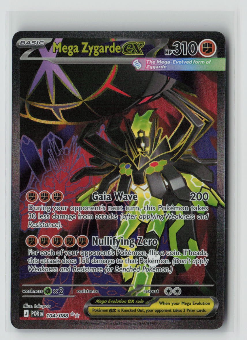 Mega Zygarde ex - 104/088