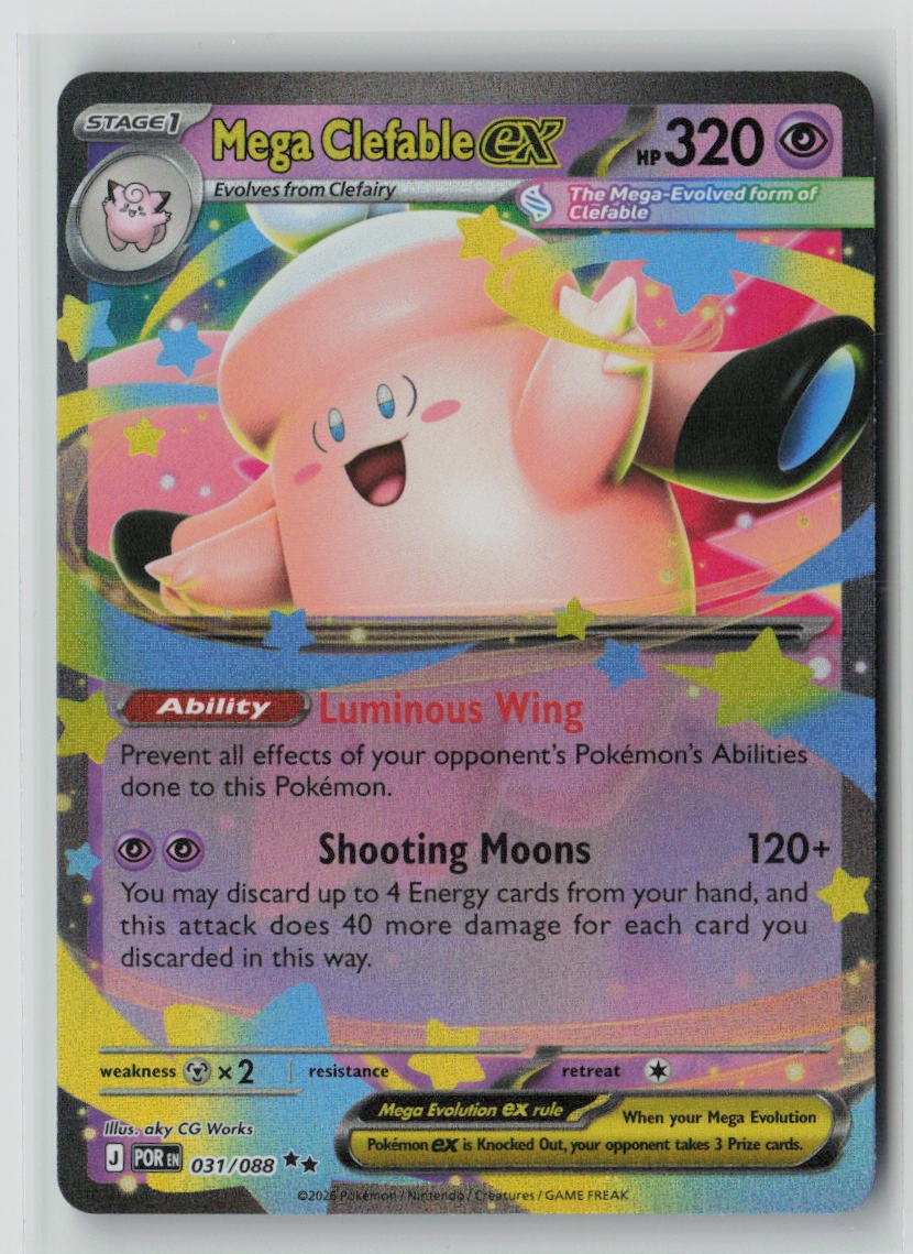 Mega Clefable ex - 031/088