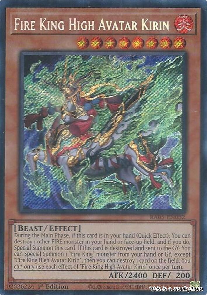 Fire King High Avatar Kirin (Secret Rare)