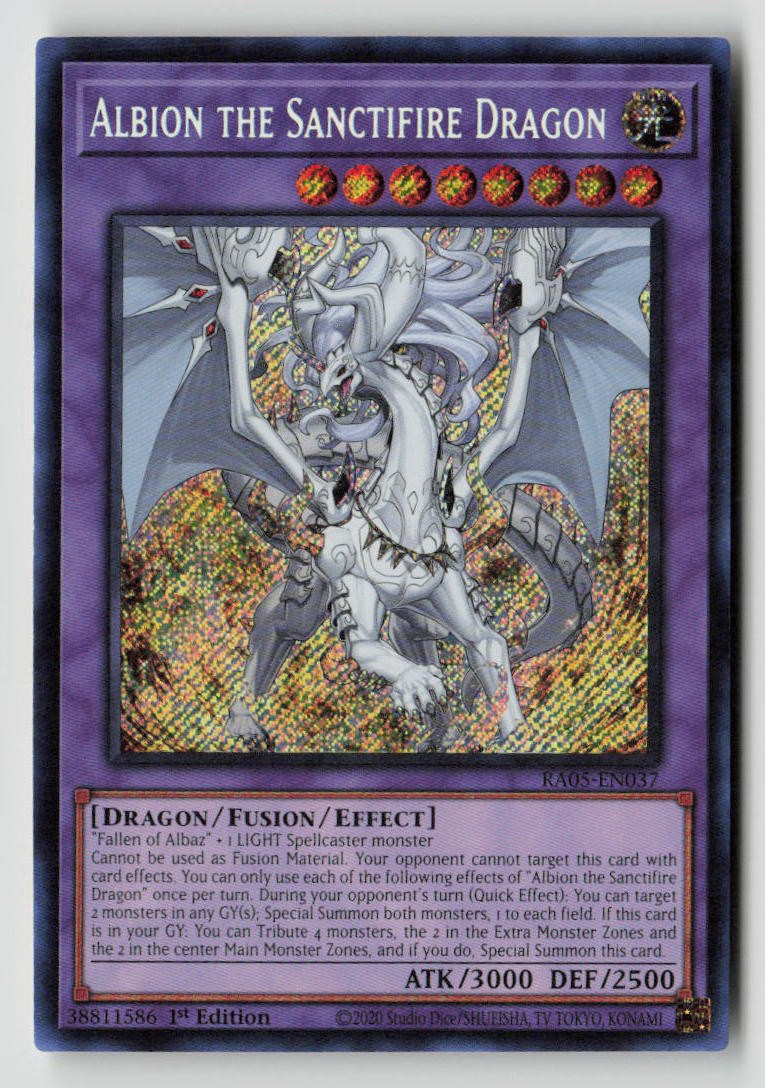 Albion the Sanctifire Dragon (Secret Rare)