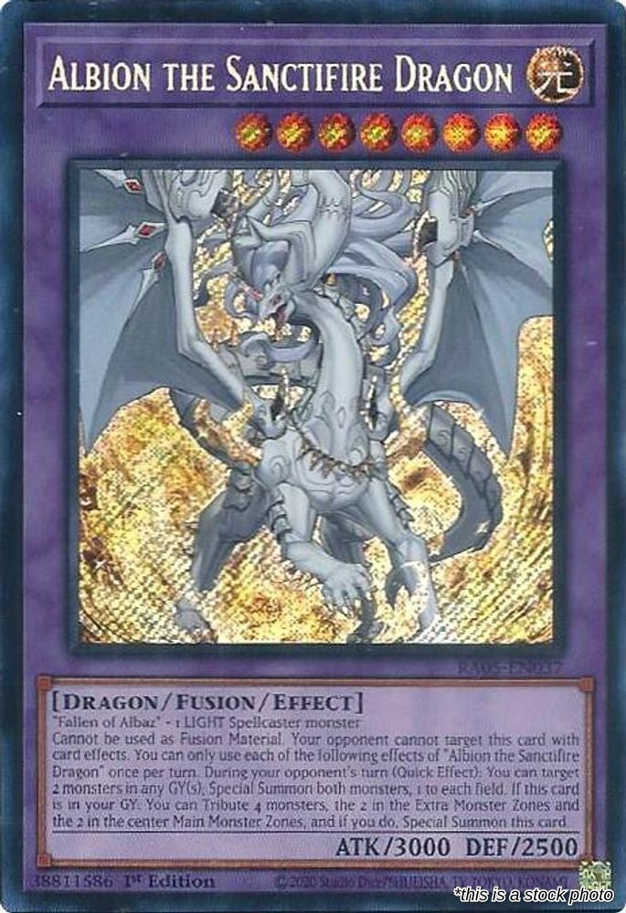 Albion the Sanctifire Dragon (Secret Rare)