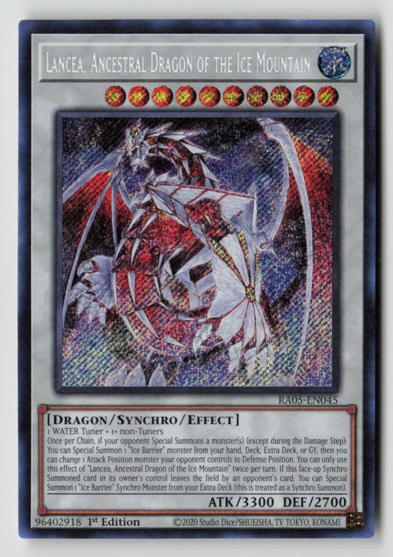 Lancea, Ancestral Dragon of the Ice Mountain (Secret Rare)
