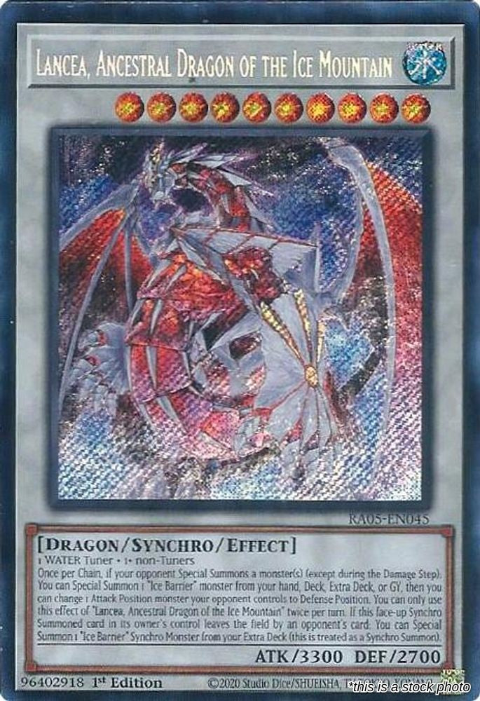 Lancea, Ancestral Dragon of the Ice Mountain (Secret Rare)