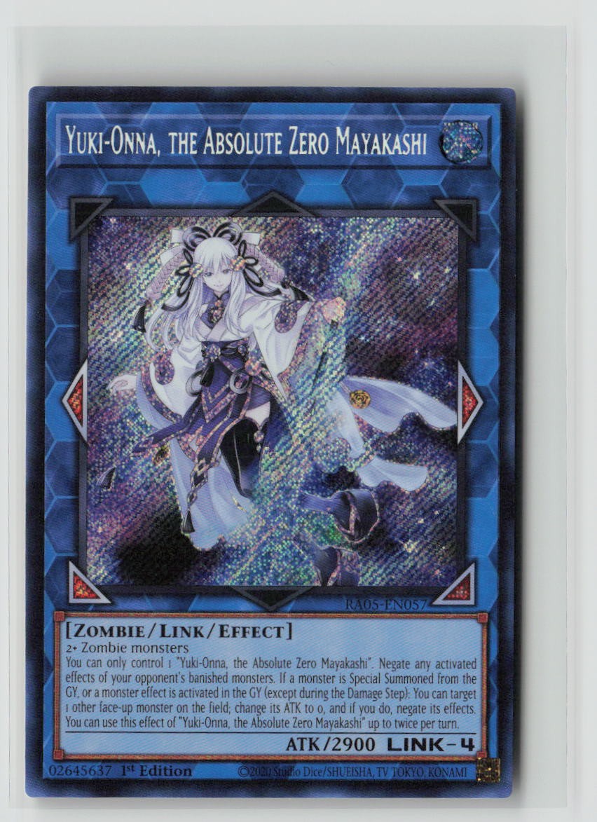 Yuki-Onna, the Absolute Zero Mayakashi (Secret Rare)