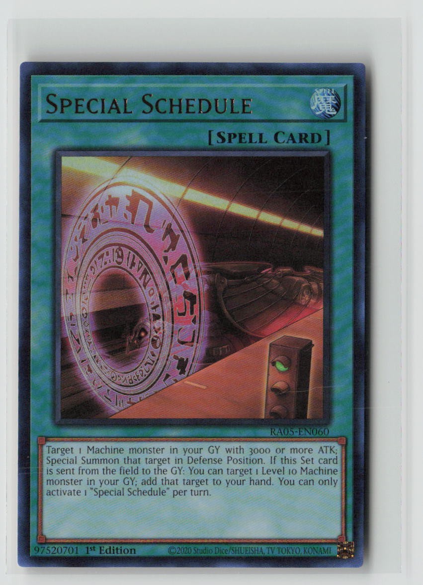 Special Schedule (Ultra Rare)