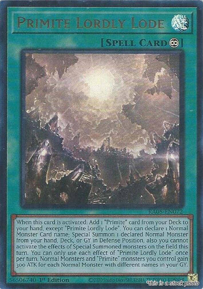 Primite Lordly Lode (Ultra Rare)