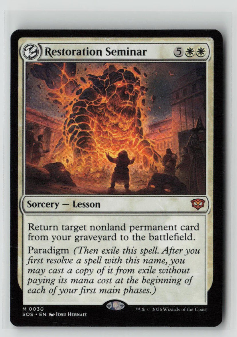 Restoration Seminar