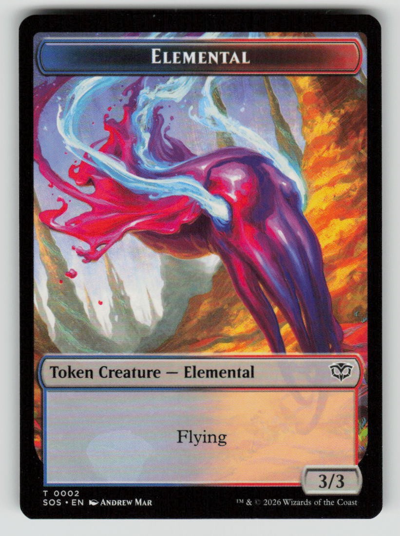 Fractal (0004) // Elemental (0002) Double-Sided Token