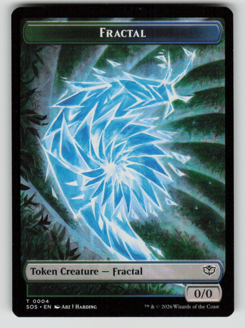 Fractal (0004) // Pest (0008) Double-Sided Token