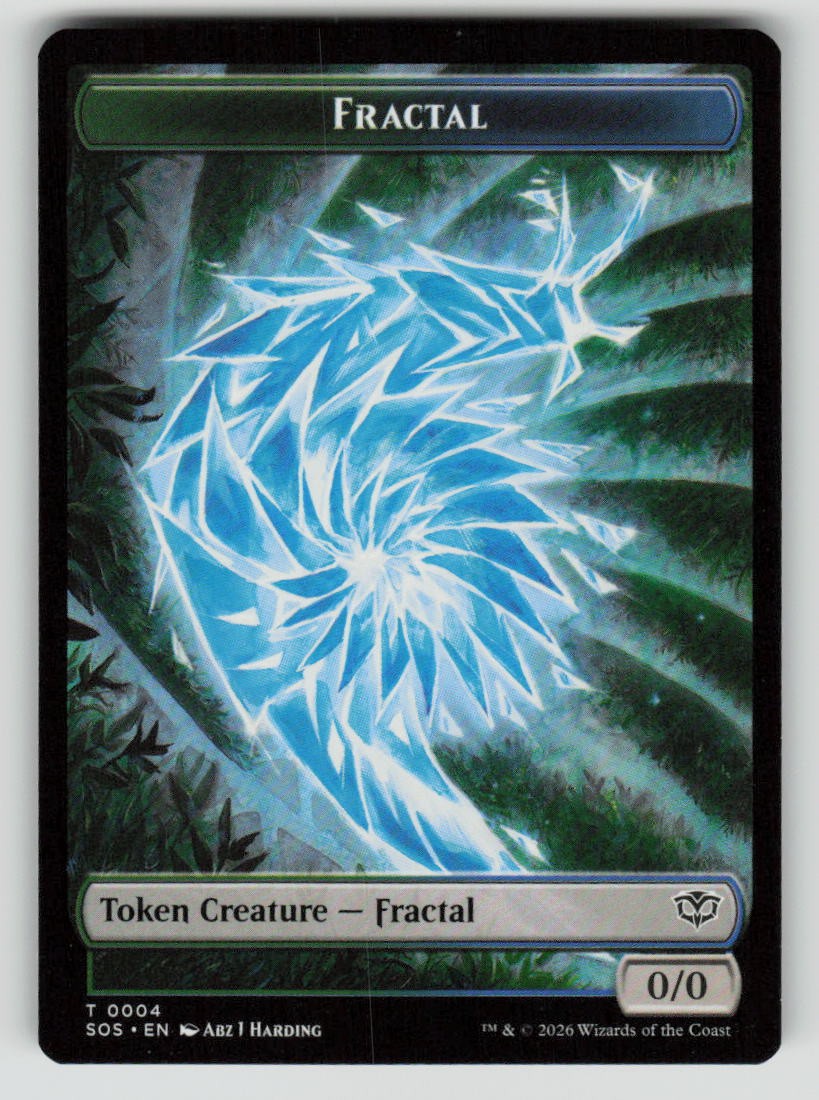 Fractal (0004) // Inkling (006) Double-Sided Token