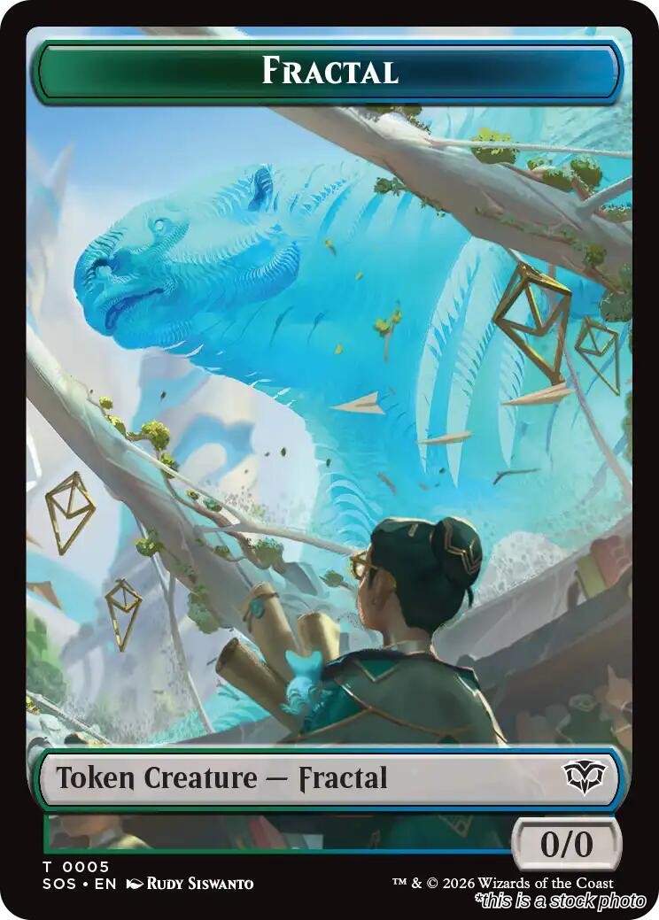 Fractal (0005) // Spirit (0011) Double-Sided Token