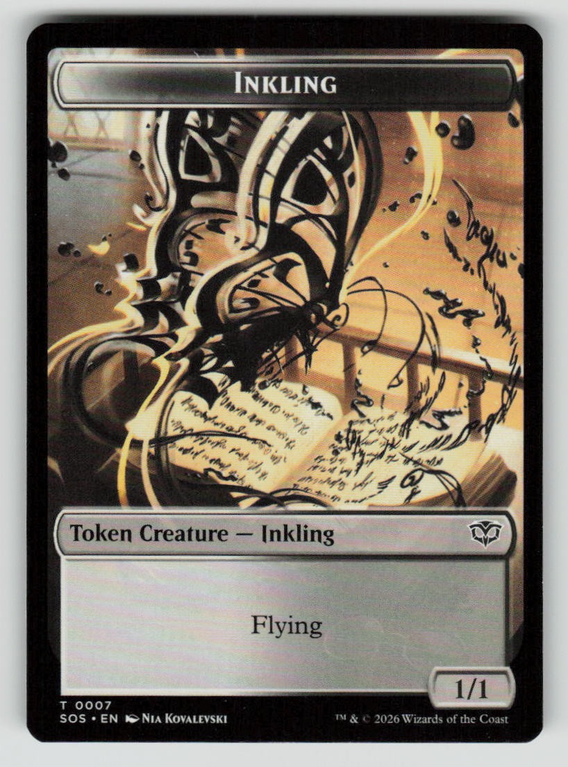 Inkling (0007) // Spirit (0011) Double-Sided Token