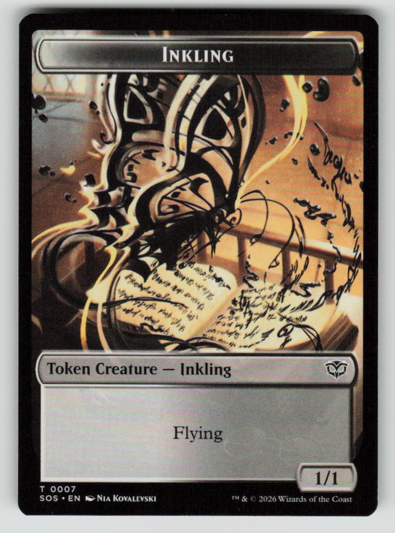 Inkling (0007) // Spirit (0011) Double-Sided Token
