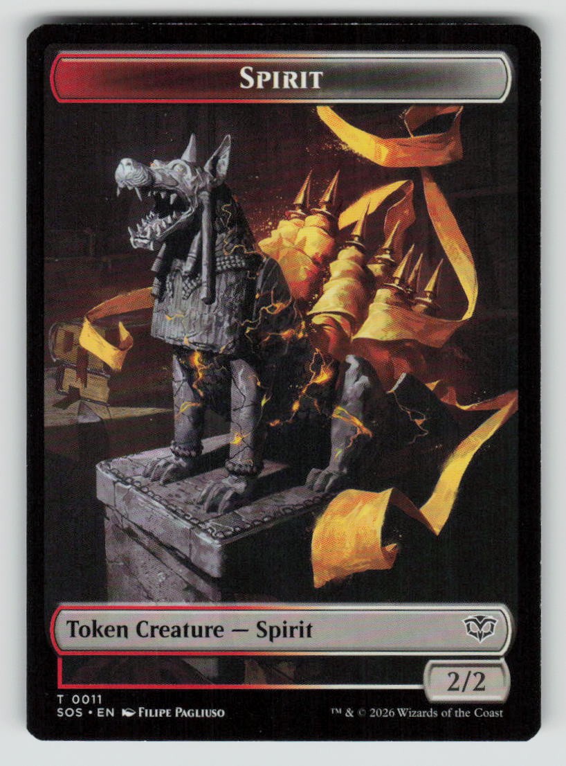 Inkling (0007) // Spirit (0011) Double-Sided Token (Back)