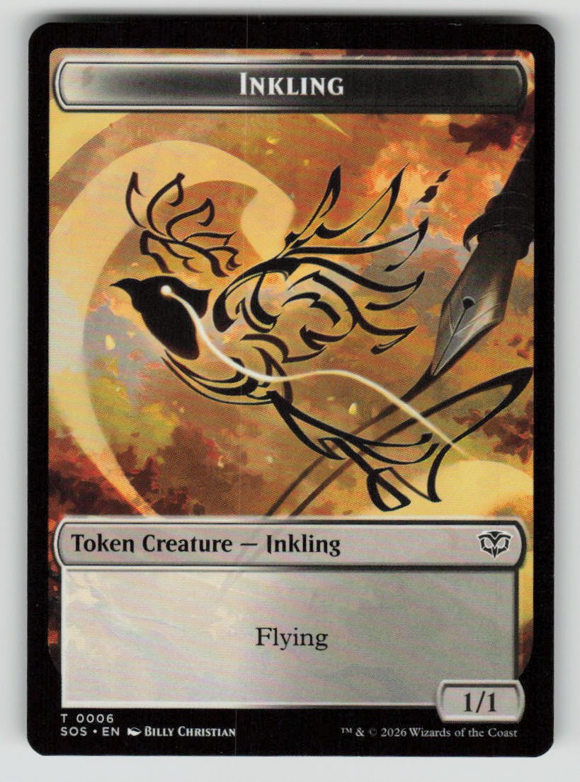 Inkling (0006) // Spirit (0010) Double-Sided Token