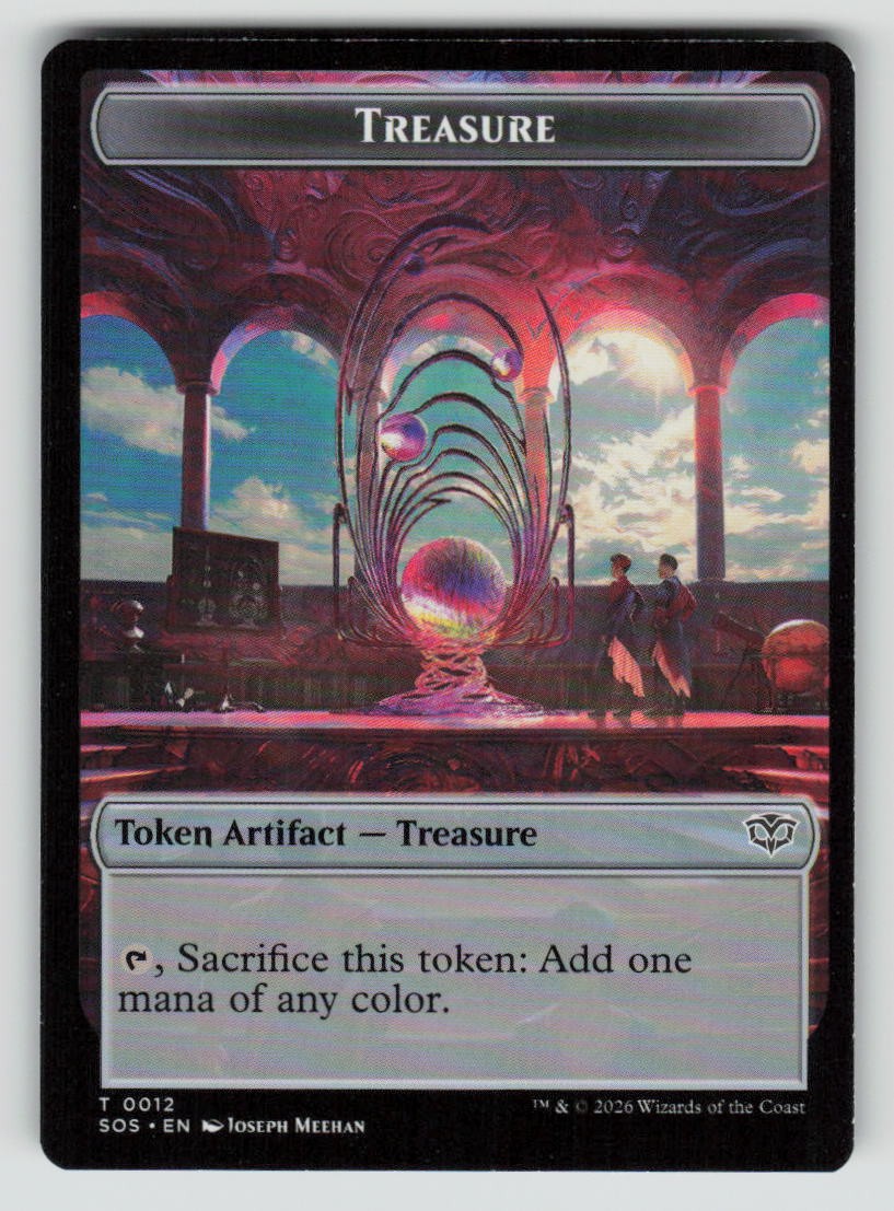 Elemental (0003) // Treasure Double-Sided Token (Back)