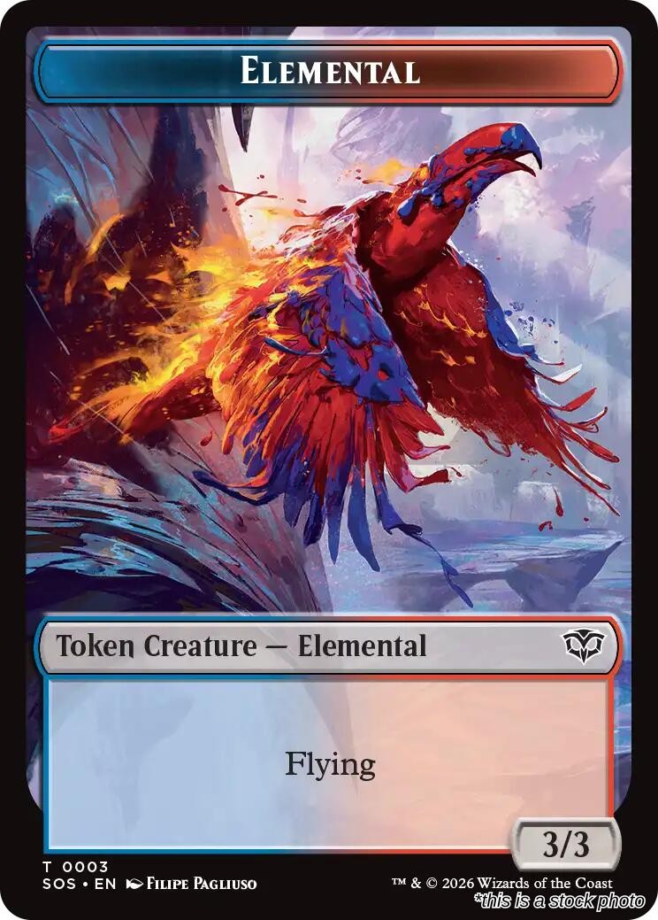 Elemental (0003) // Treasure Double-Sided Token