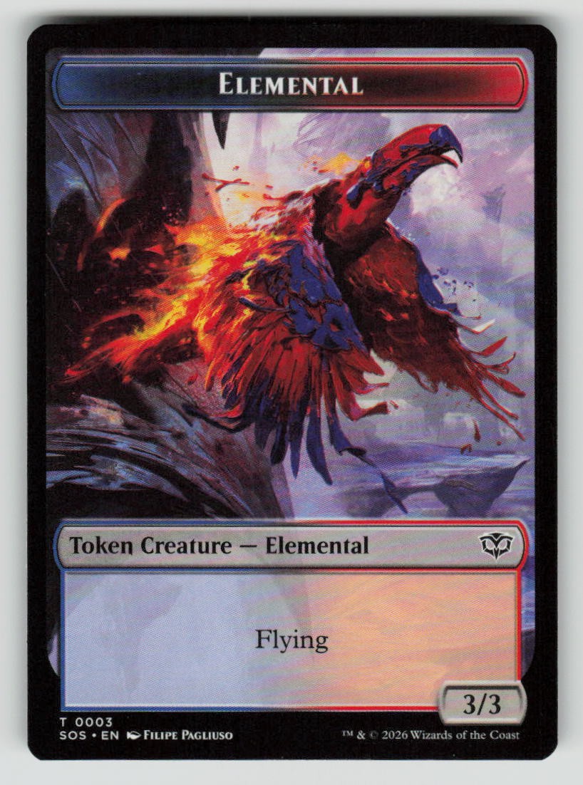 Elemental (0003) // Treasure Double-Sided Token