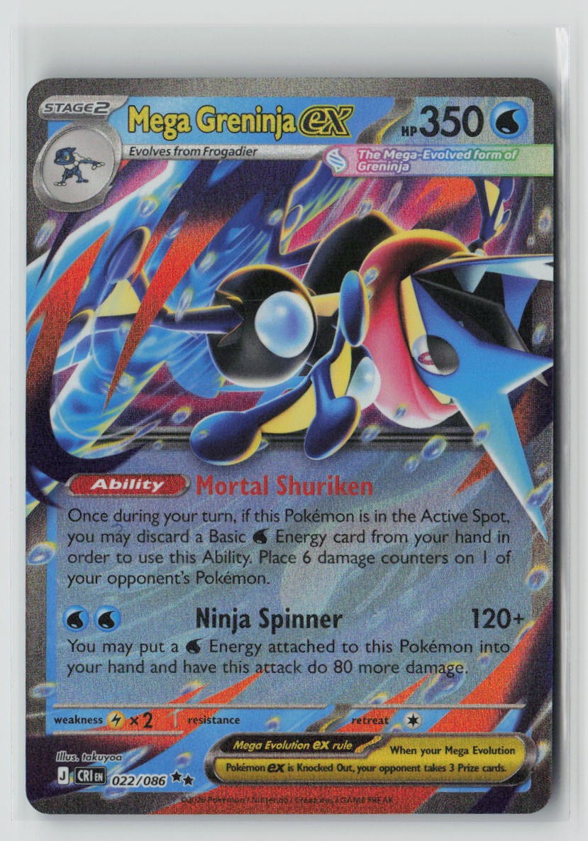 Mega Greninja ex - 022/086