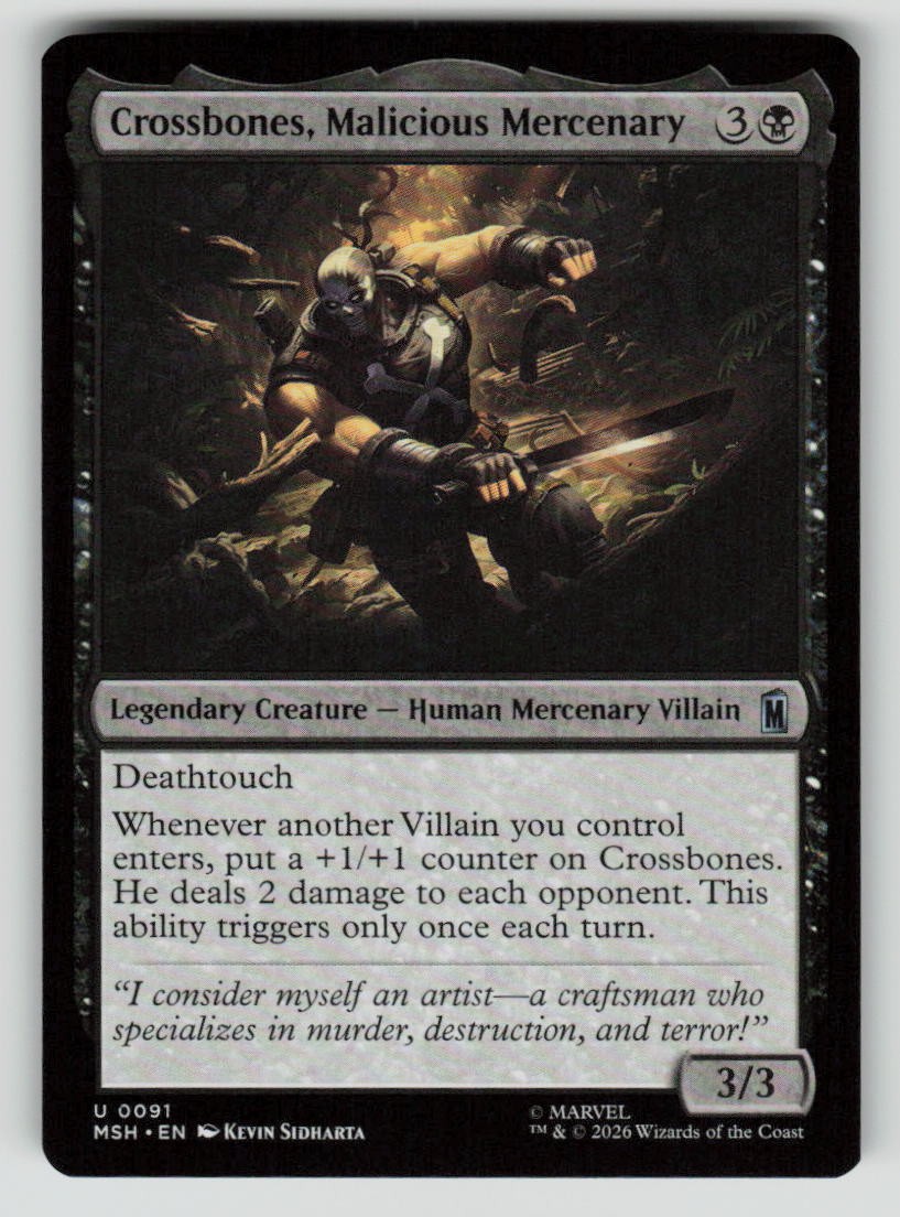 Crossbones, Malicious Mercenary