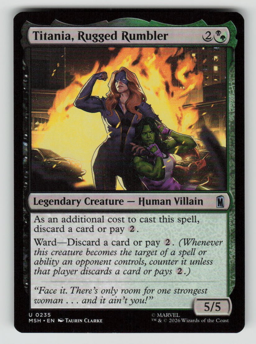Titania, Rugged Rumbler