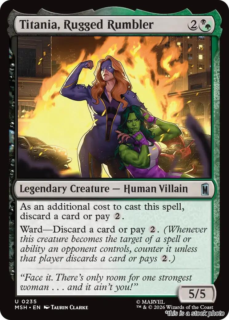 Titania, Rugged Rumbler