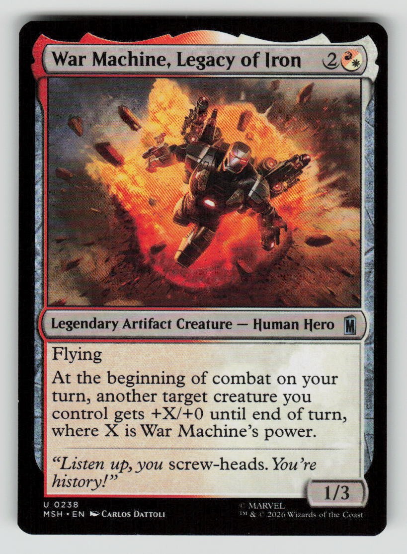 War Machine, Legacy of Iron