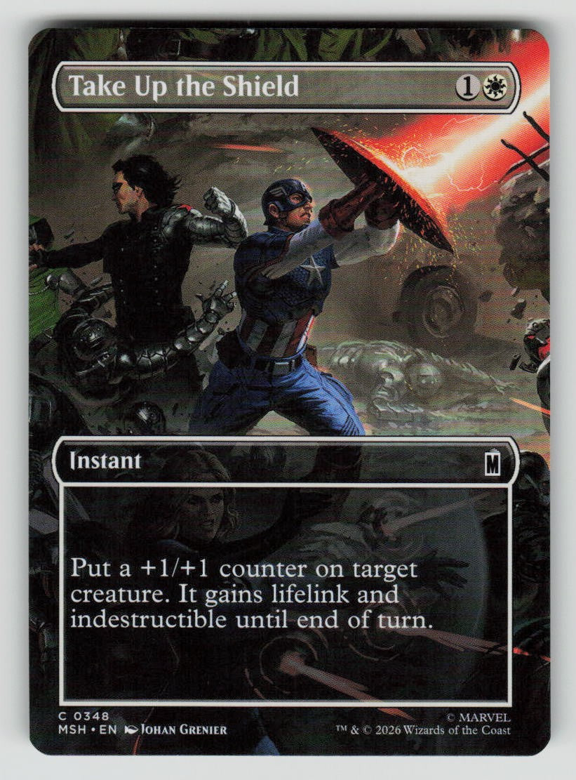 Take Up the Shield (Borderless)