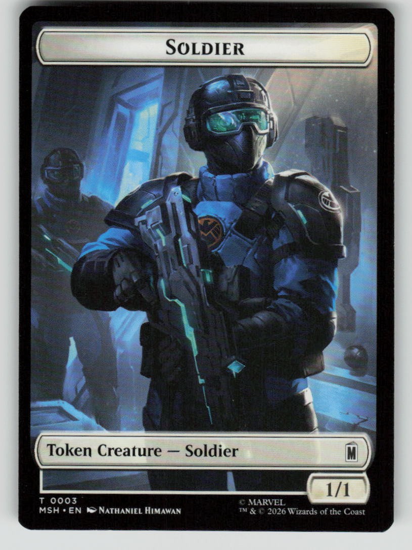 Villain // Soldier Double-Sided Token