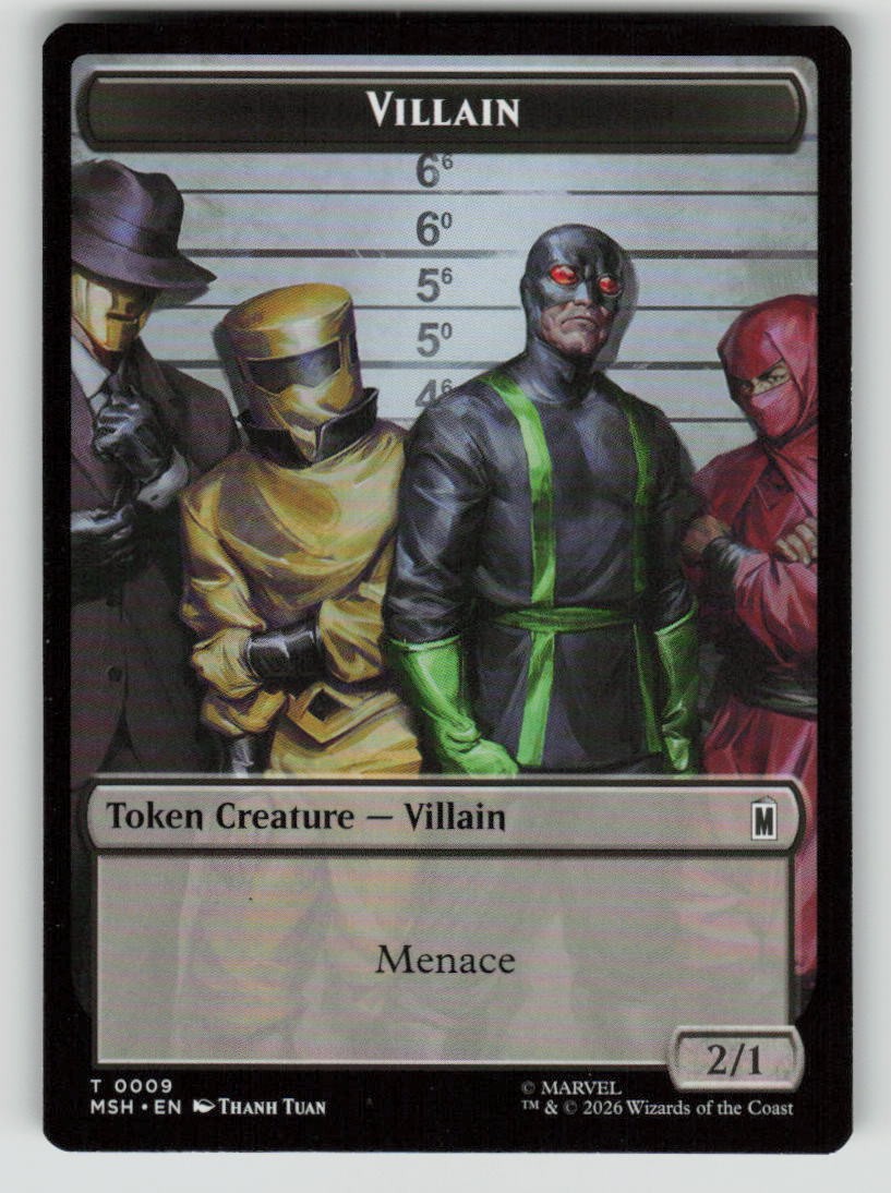 Villain // Treasure Double-Sided Token