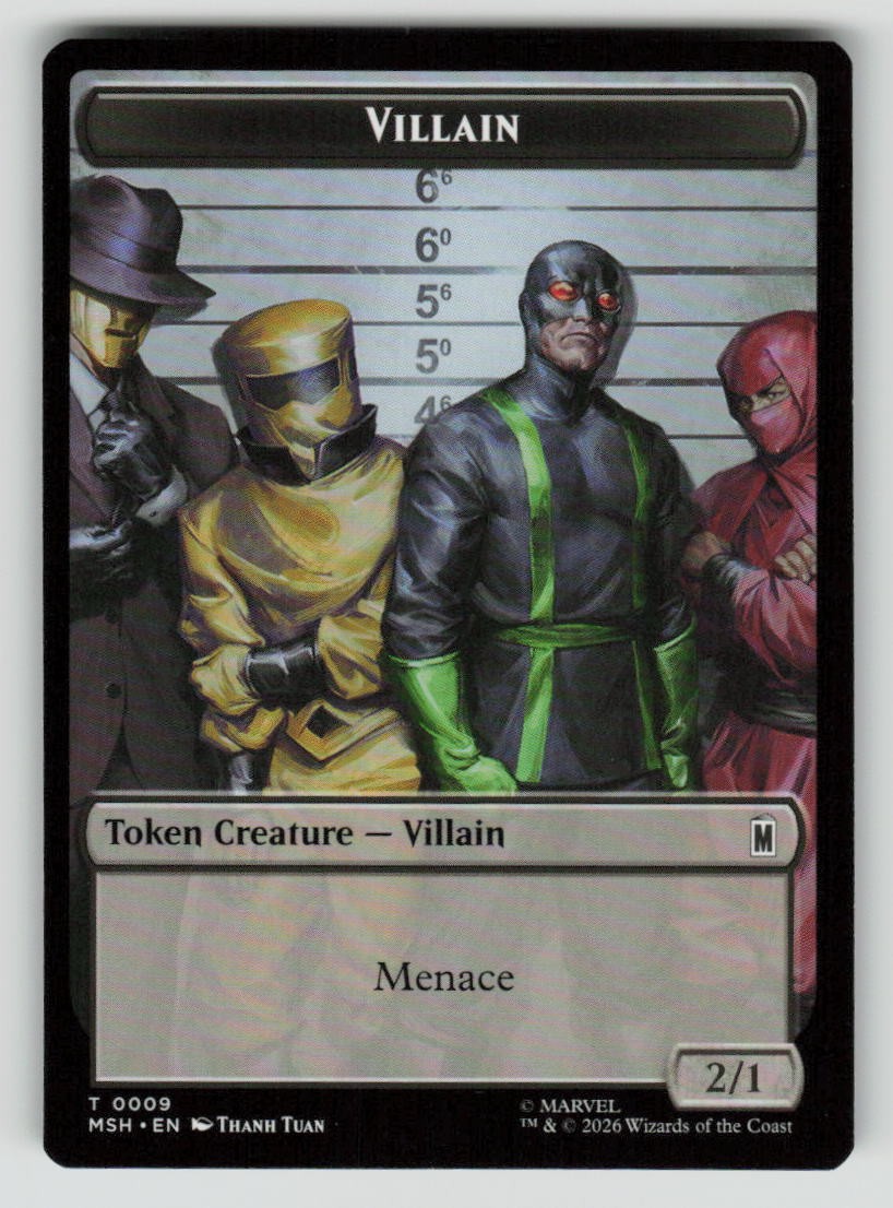 Villain // Treasure Double-Sided Token