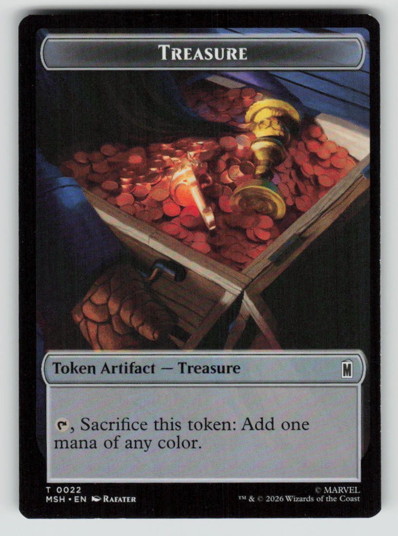 Villain // Treasure Double-Sided Token (Back)