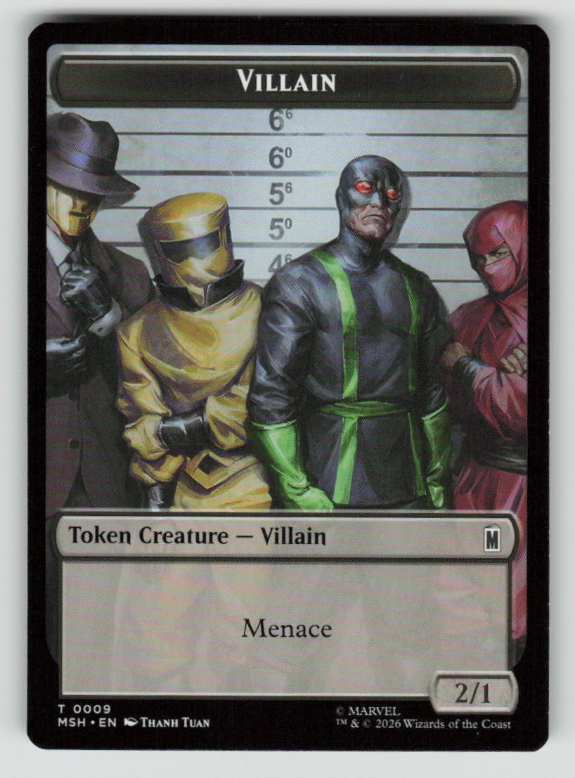 Villain // Treasure Double-Sided Token