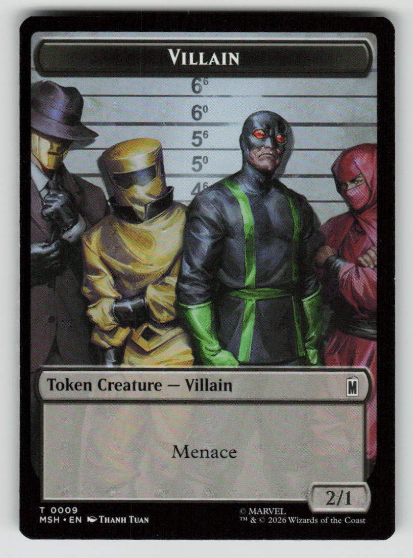 Villain // Treasure Double-Sided Token