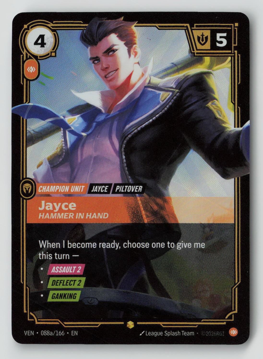 Jayce, Hammer in Hand (Alternate Art)