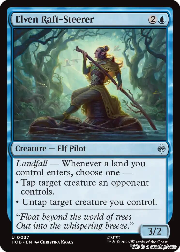 Elven Raft-Steerer