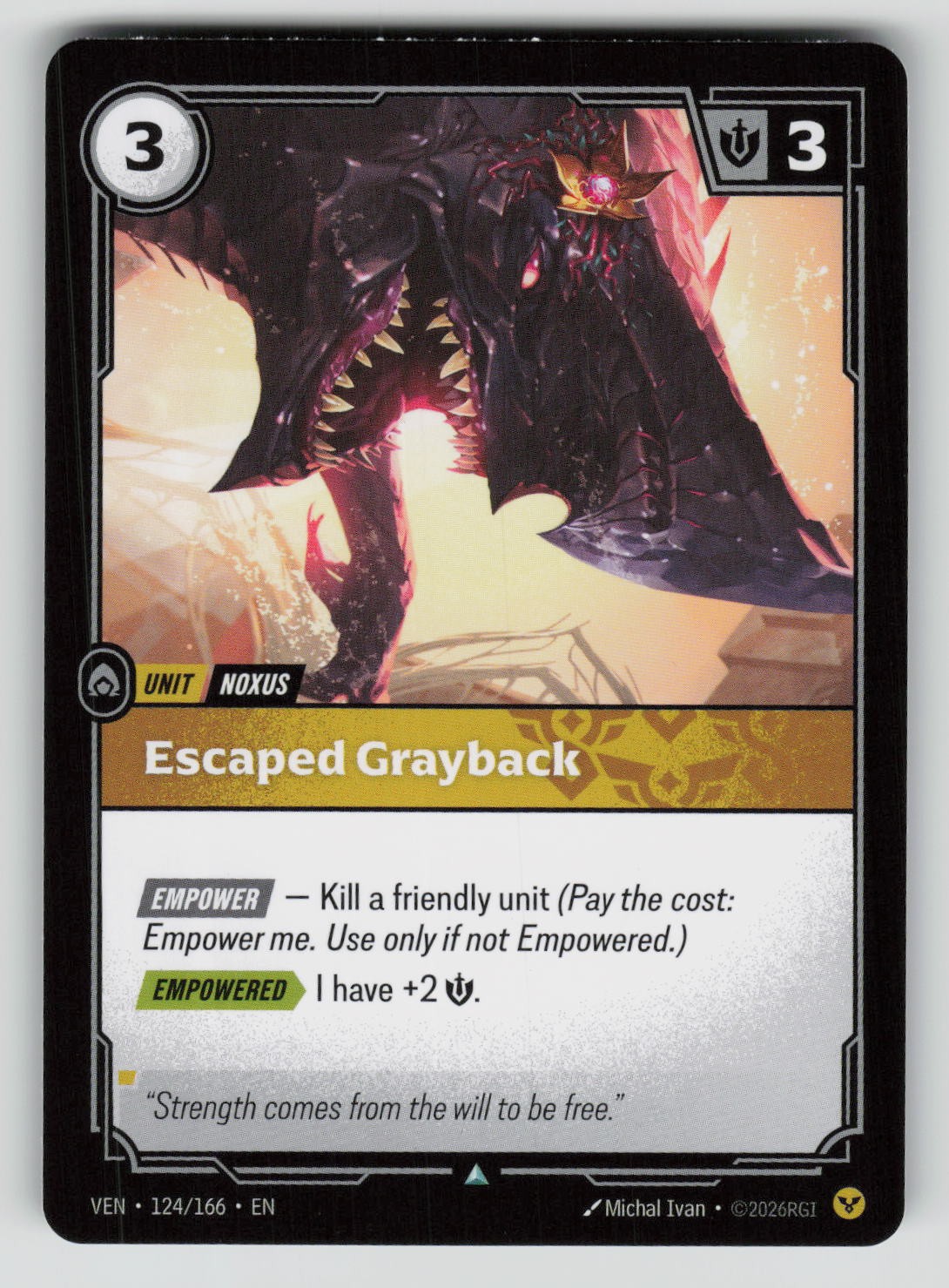 Escaped Grayback
