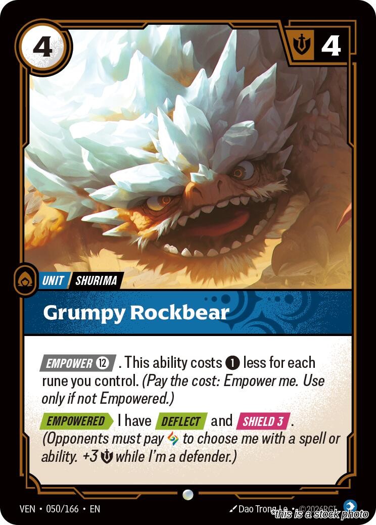 Grumpy Rockbear