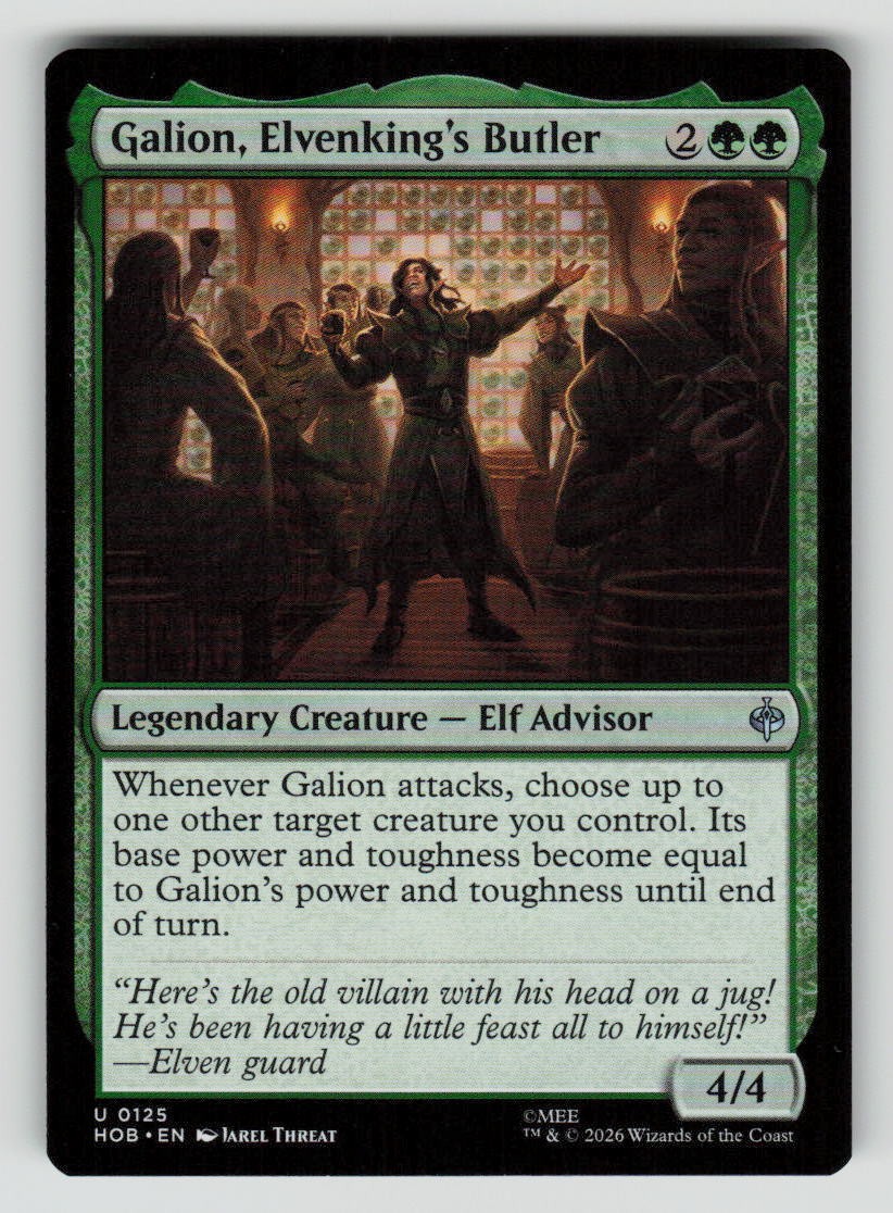 Galion, Elvenking's Butler
