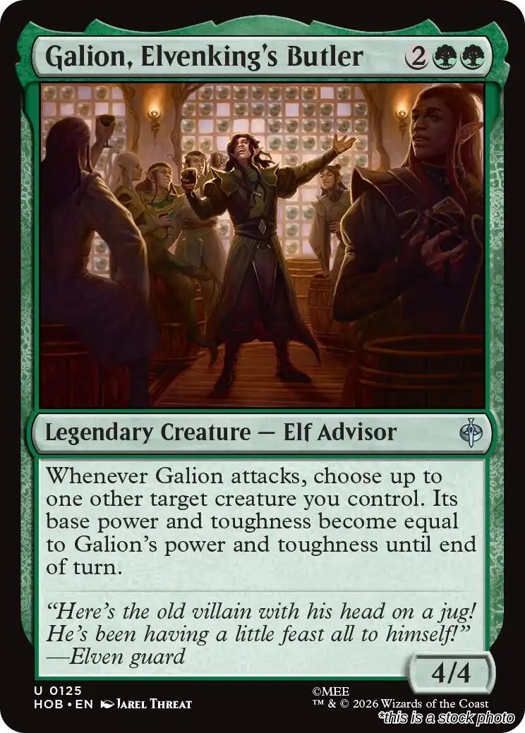 Galion, Elvenking's Butler