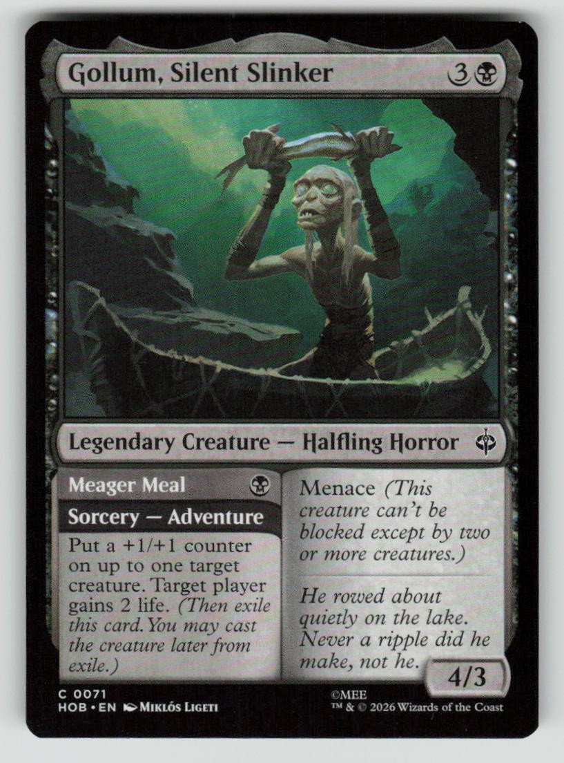 Gollum, Silent Slinker