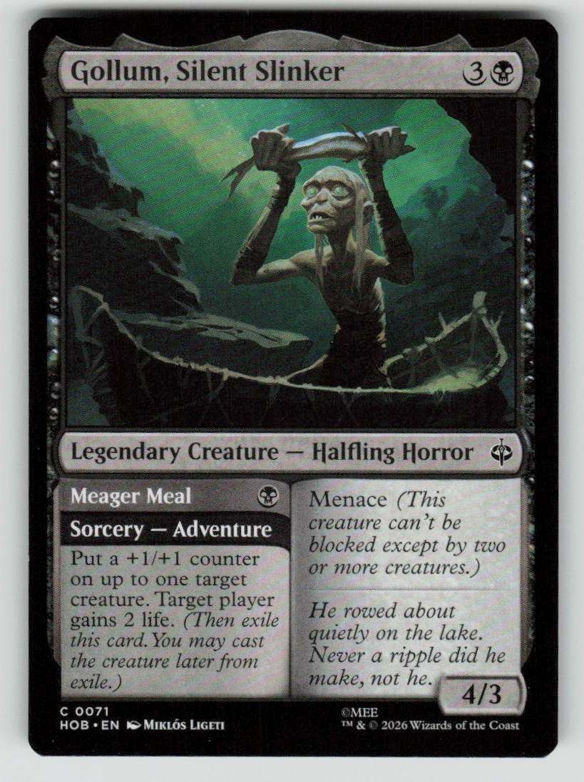 Gollum, Silent Slinker
