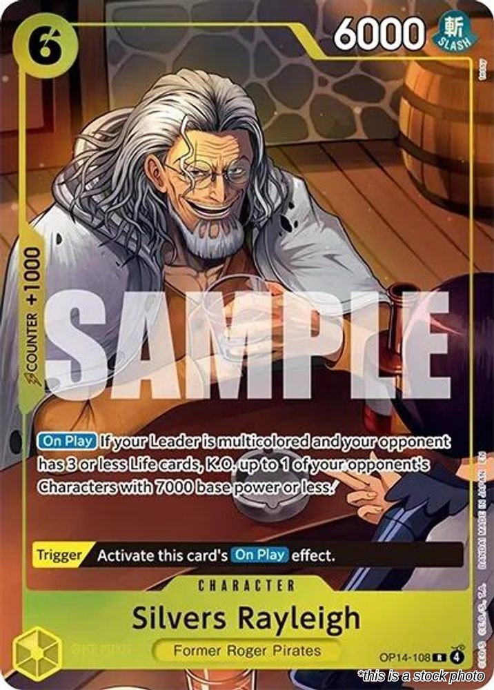 Silvers Rayleigh (One Piece Card Game Illustration Box Vol. 7)
